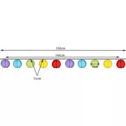 3,5m LED Girlang - Solcell