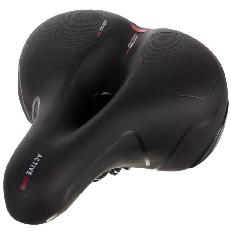 Cykelsadel med LED-lampa & Ventilation - Sadel för cykel