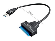 USB 3.0 till SATA Adapter för HDD & SSD – Hårddiskkabel