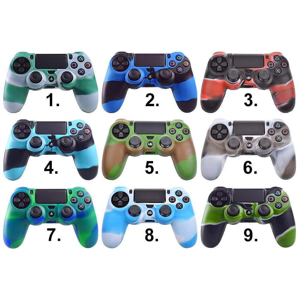 Silikonskydd / Skydd till PS4 Kontroll - Kamouflage