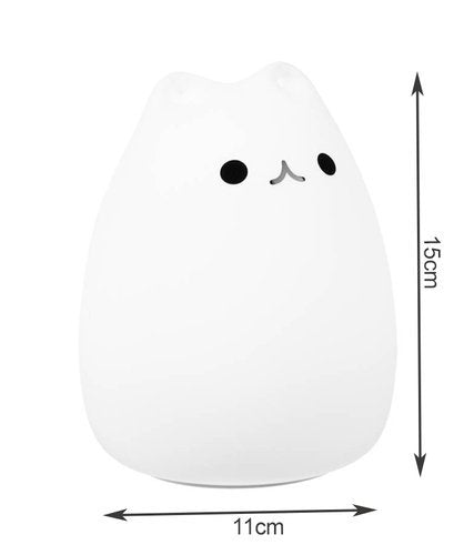LED-lampa / Trådlös Nattlampa - Kattunge