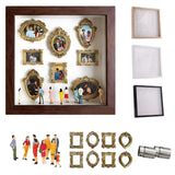 Mindeboks med figurer og LED-lys - DIY fotodisplay