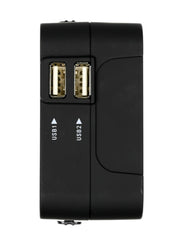 EU/US/UK/AU Reseadapter / Väggadapter med USB - Resa