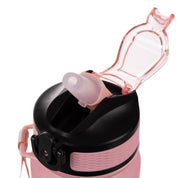 1l Vattenflaska med Sugrör & Tidsmarkör