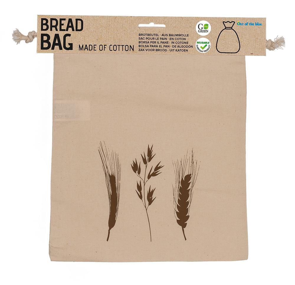 Brödpåse i Bomull - Påse för Bröd - Naturvit - 35 x 29 cm