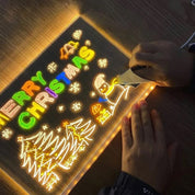 Ritplatta med LED