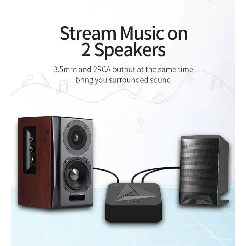 Bluetooth Adapter med NFC Sensor – RCA & AUX