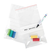 Ziplock Påsar med Skrivfält - 7x10cm - 100-Pack