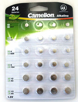 24-Pack - Olika Batteri Knappcell / Knappcellsbatteri