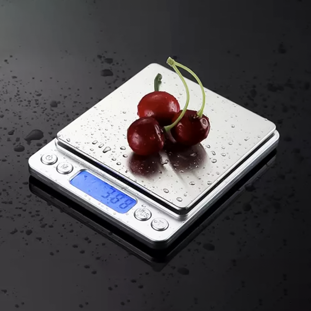Köksvåg med LCD-display - 0.01-500g