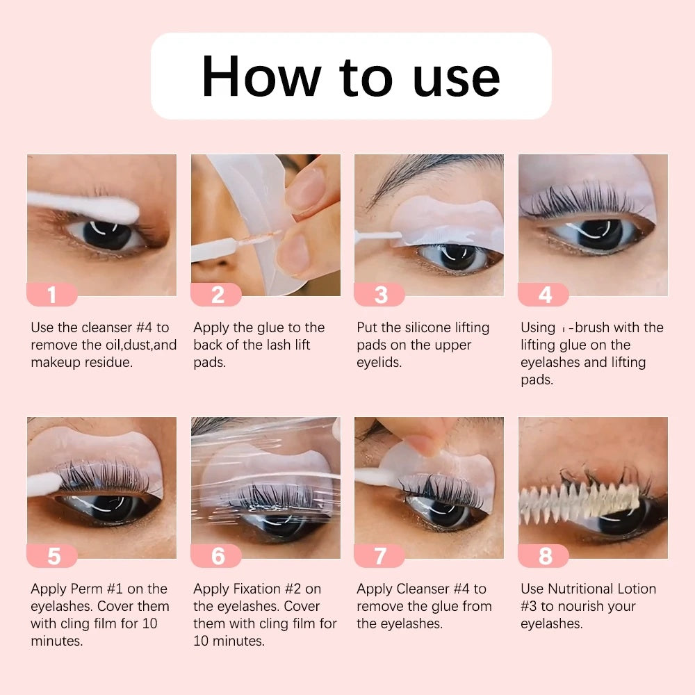 Lashlift / Fransförlängning - Hemma Kit - Lash lift Fransar