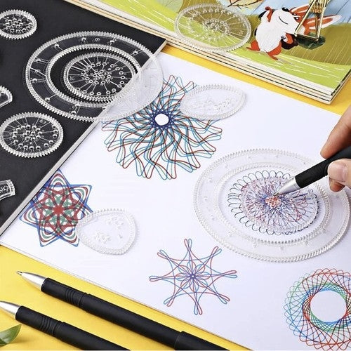 Spirograph Set med Pennor - 26-delar