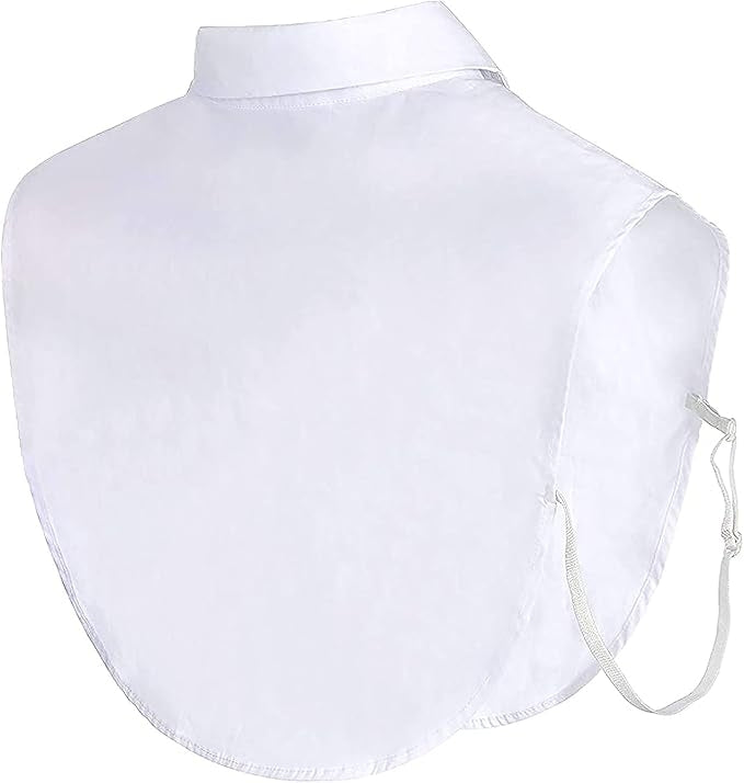 2-Pack - Avtagbar Krage - Svart & Vit - (S/L)