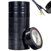 2-Pack - Eltejp / Tejp 16 mm x 10 m - Svart