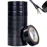 2-Pack - Eltejp / Tejp 16 mm x 10 m - Svart