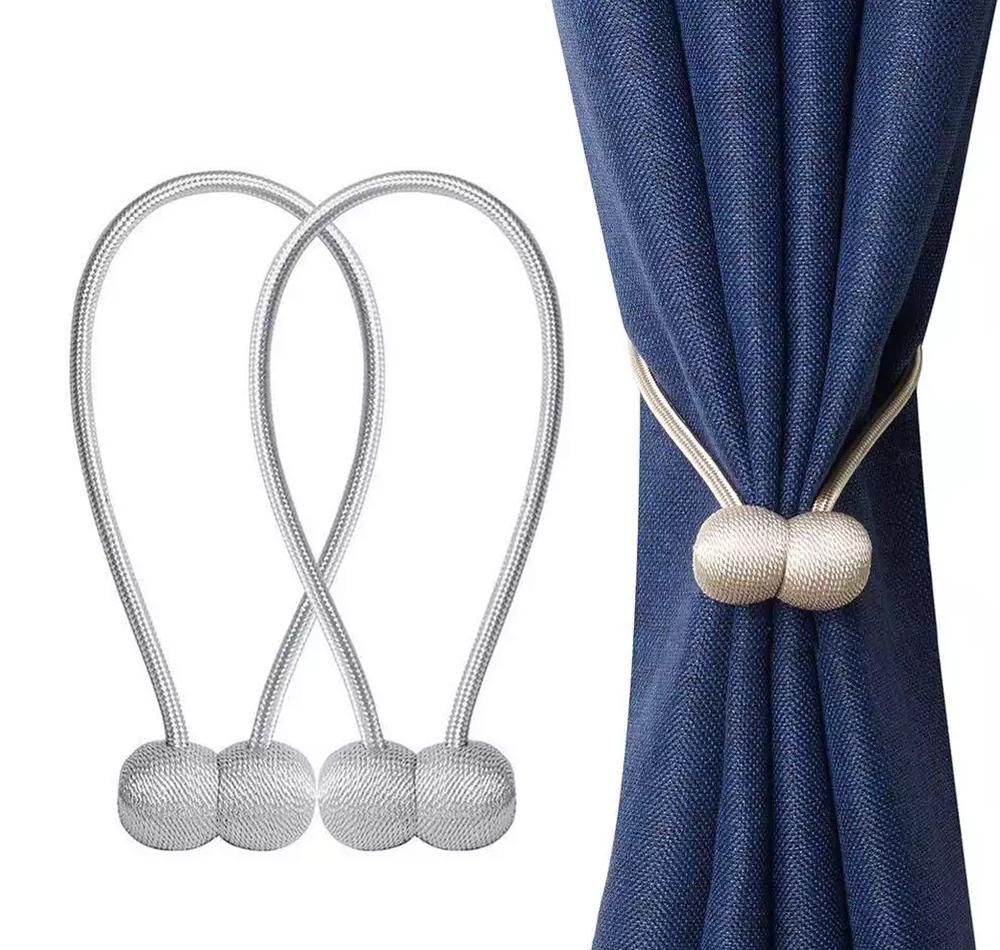 2-Pack - Gardinomtag / Gardinhållare - Magnetiska