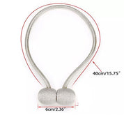 2-Pack - Gardinomtag / Gardinhållare - Magnetiska