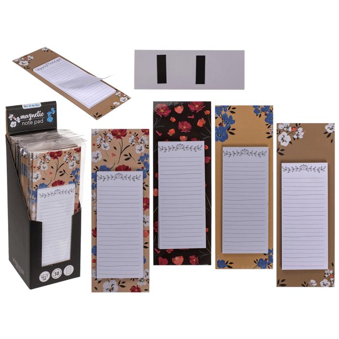 2-Pack - Magnetiskt Block / Anteckningsblock - Fäst på kylskåpet
