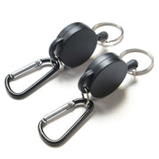 2-Pack - Nyckelring Utdragbar / Nyckelhållare med Snöre