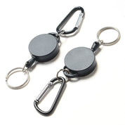 2-Pack - Nyckelring Utdragbar / Nyckelhållare med Snöre