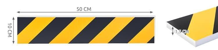 2-Pack - Självhäftande Väggskydd - Skydda bildörren & vägg