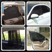 2-Pack - Solskydd / Myggnät för Bil - Fäst över bildörren