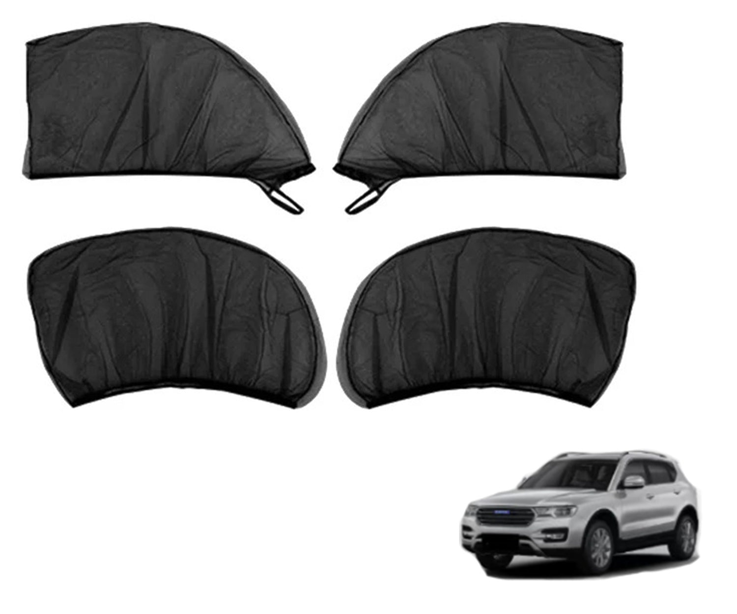 2-Pack - Solskydd / Myggnät för Bil - Fäst över bildörren
