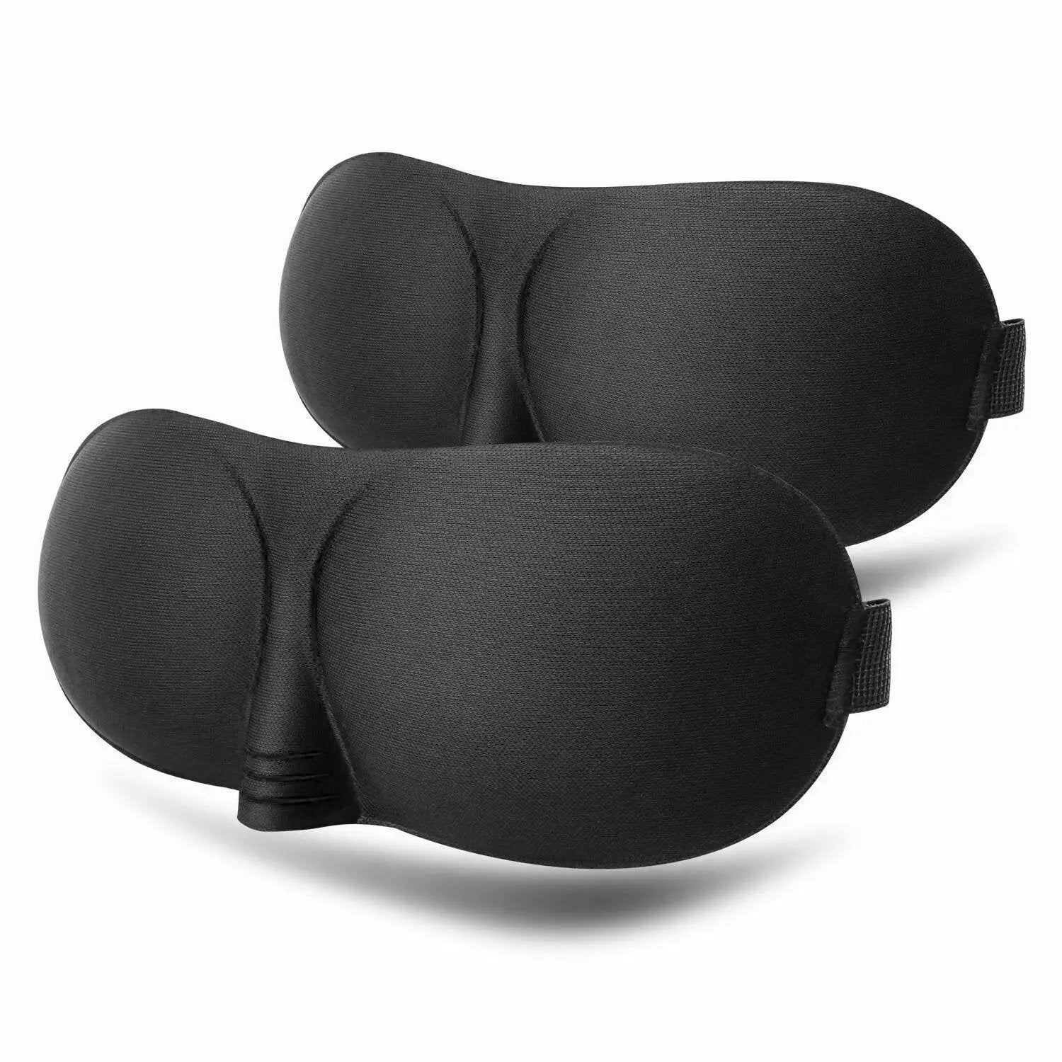 2-Pack - Sovmask / Ögonmask - Ögonbindel till resa