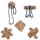 2-Pack - Träpussel - Pussel - Tankespel / Hjärngympa