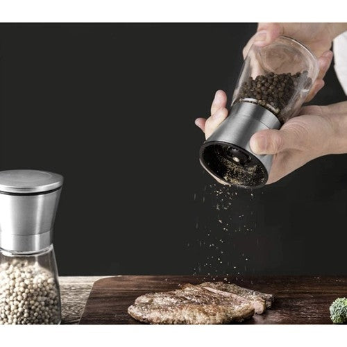 2-Pack - Salt & Pepparkvarn i Rostfritt Stål