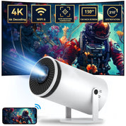 4K Projektor - Android 11, 5G Wi-Fi, Bluetooth - 150 ANSI