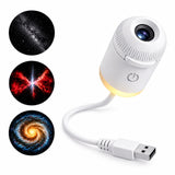 2-i-1 Stjärnprojektor & Nattlampa med USB – Starry Sky