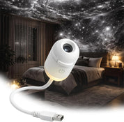 2-i-1 Stjärnprojektor & Nattlampa med USB – Starry Sky