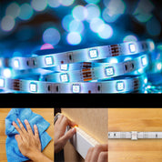 2m LED-Strip Lights med RGB / Ljusslinga / LED-list - USB