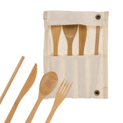 2x4-Delar - Bestick i Bambu - Bestickset