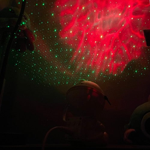 Nattlampa - Stjärnprojektor med LED-lampa - Astronaut