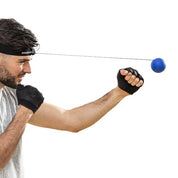 Reflexboll Boxning - Pannband med boll för att träna reflexer