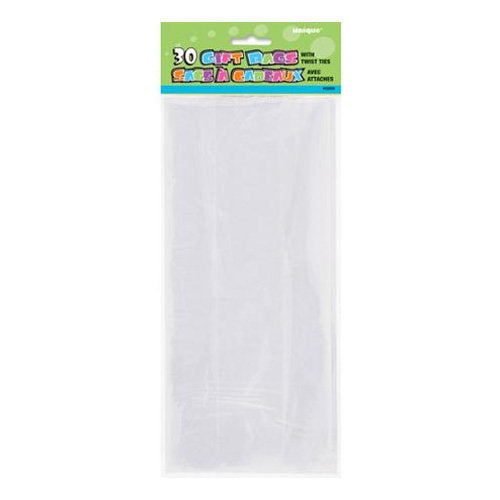 30-Pack Cellofanpåsar / Påsar Cellofan - Transparent