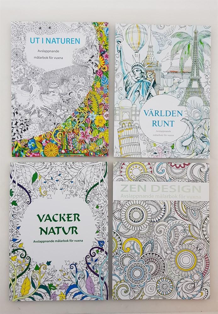 Målarbok för Vuxna - Mandala / Ritbok