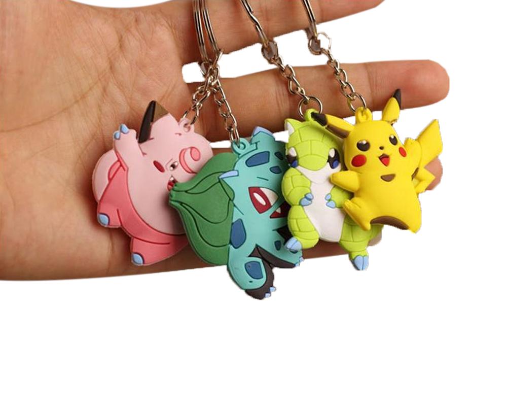 Pokemon Nyckelring - 6-Pack
