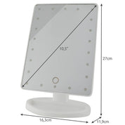 Sminkspegel med LED & Lutningsfunktion
