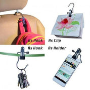 10-Pack - Krok med Klämma / Hängare - Klädhängare