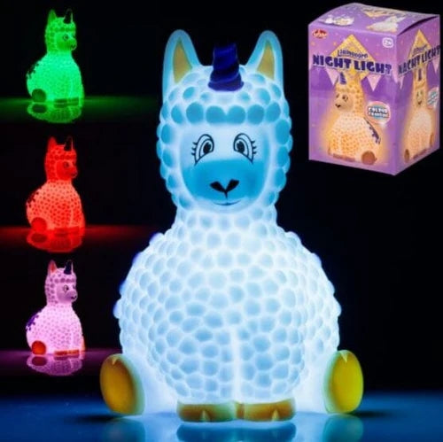 Nattlampa - LED-lampa / Trådlös - Enhörning/Lama