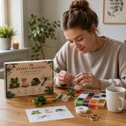 3D Pärldjur DIY-kit för Kreativt Pyssel – 4 Små Djurfigurer