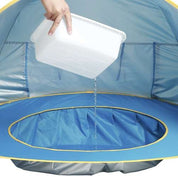 Strandtält för Barn med Pool / Pop-Up Tält - Vindskydd