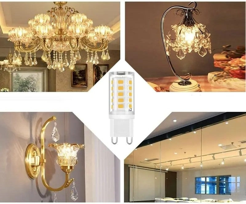 G9 LED-lampor 5W Varmvitt – 10-Pack