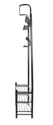 Kapphängare Ställ med Skohylla / Klädhängare  - 190 cm