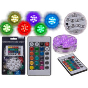 Undervattenslampa / Poolbelysning - Liten LED-lampa med RGB