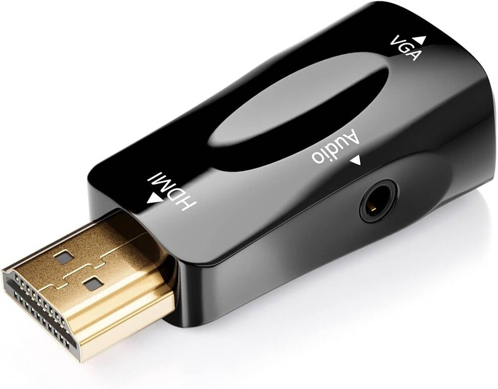 HDMI till VGA Adapter med 3.5mm AUX