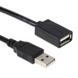 3m Förlängningskabel USB 2.0 - Förlängare Svart
